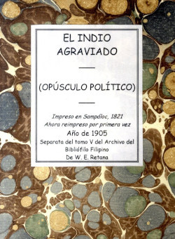 El indio agraviado, (Madrid, 1905)