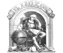 Dibujo antiguo de El Americano