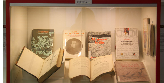 Vitrinas 5 y 6 de la exposición