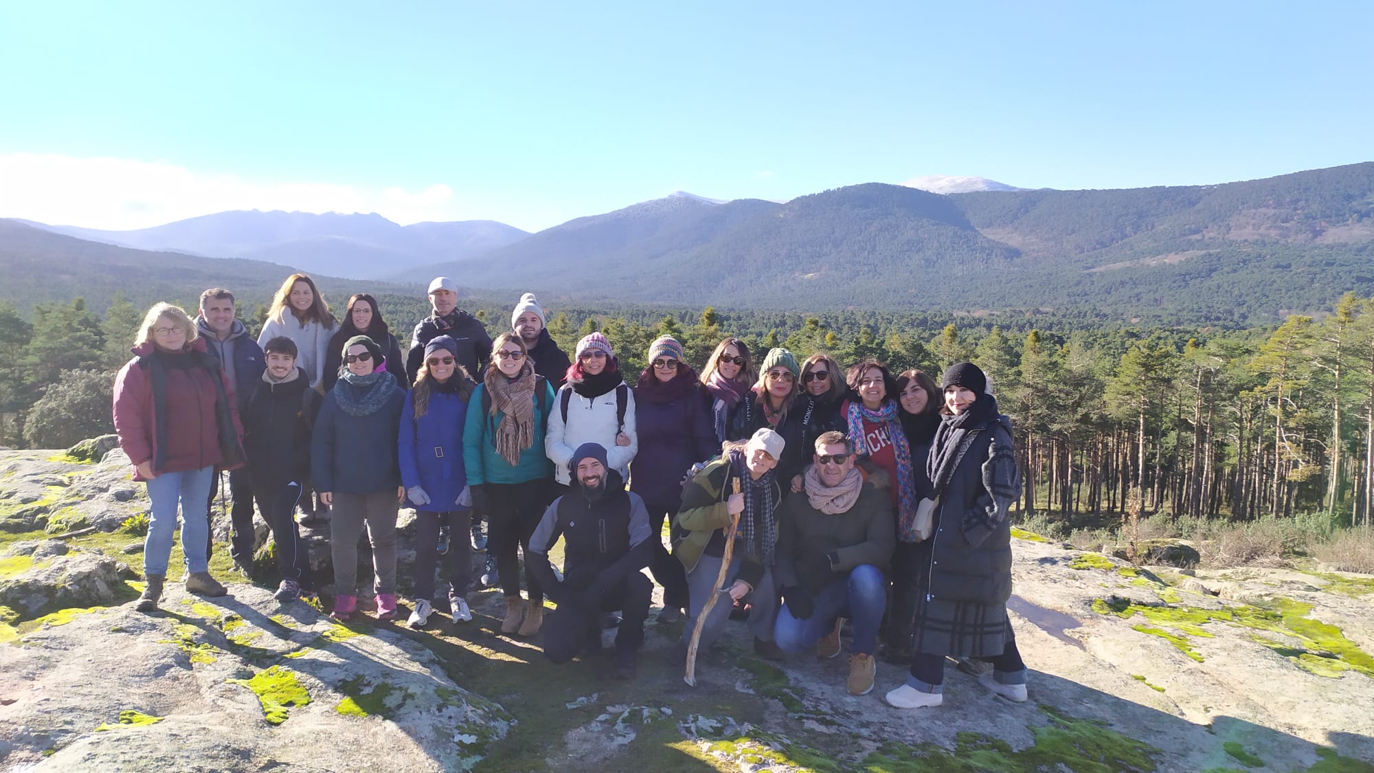 Representantes de los centros ganadores de la XIII edición del Premio Nacional de Educación para el desarrollo Vicente Ferrer 2023. Valsain (Segovia).