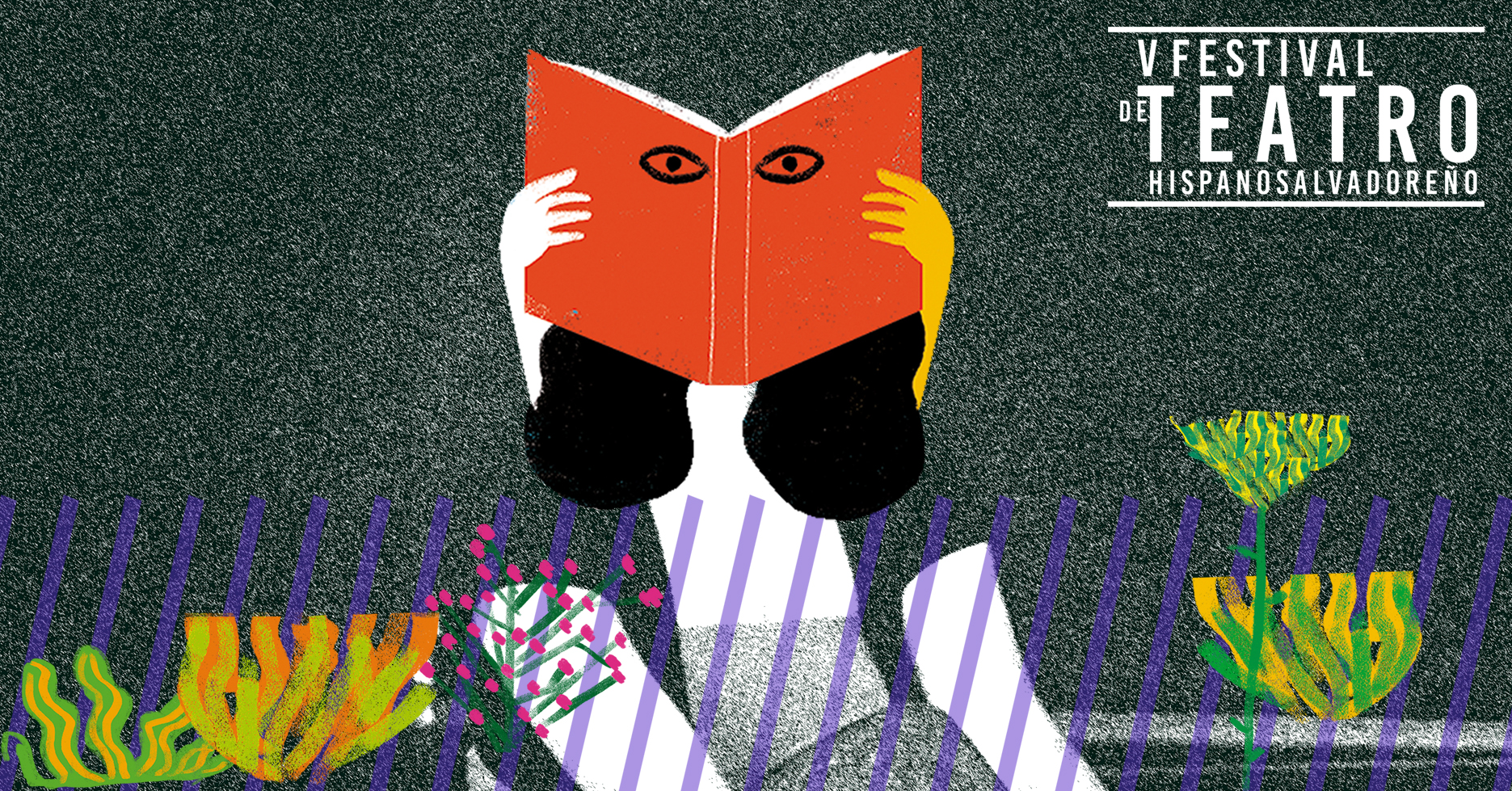 Cabeza de libro con Los del Quinto Piso