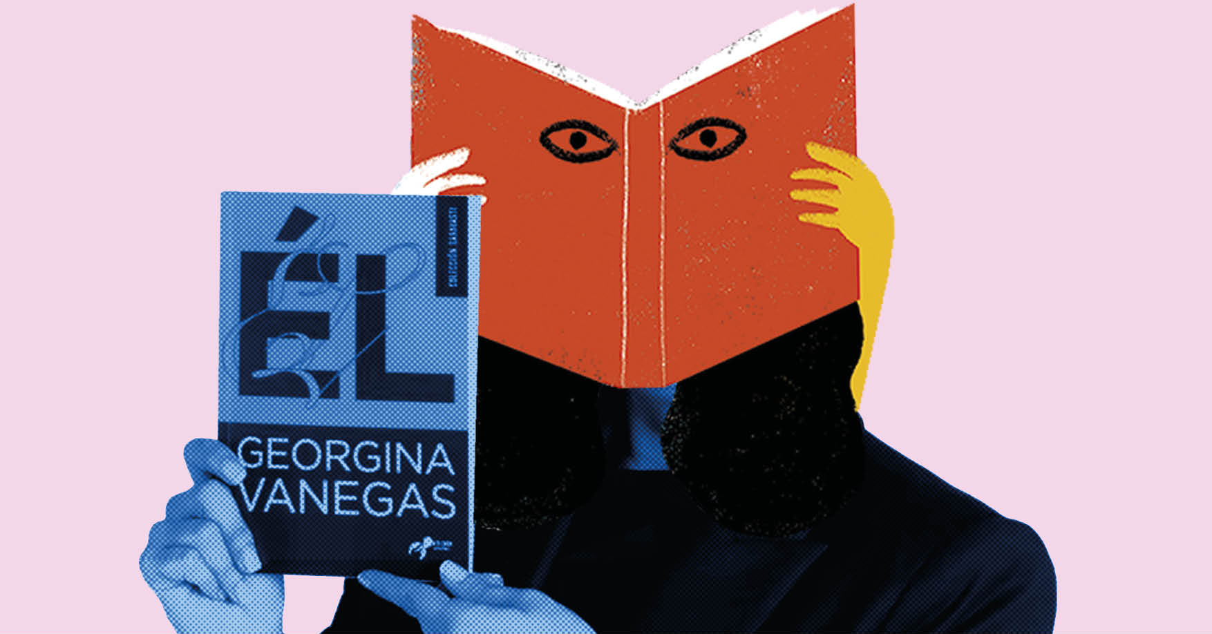 Cabeza de libro con Georgina Vanegas
