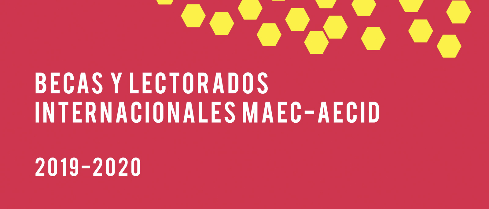 Convocatoria de los Programas de Becas MAEC AECID 20192020