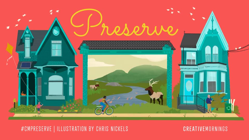 Preserve una charla de Creative Mornings