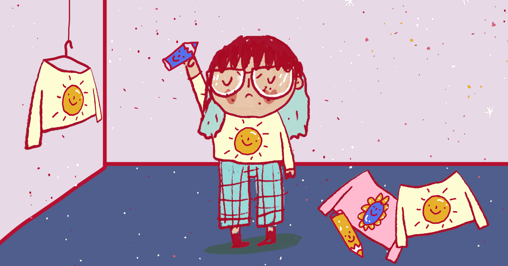 Recreando camisetas crayoladas