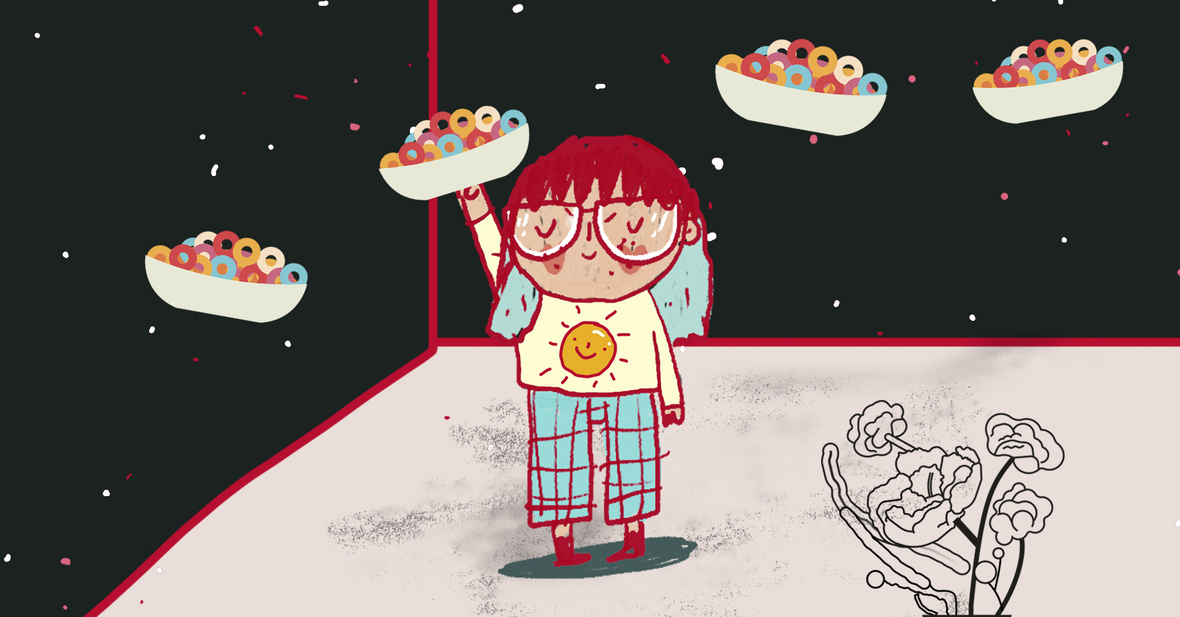 Chispas en la cocina Bolitas de cereal