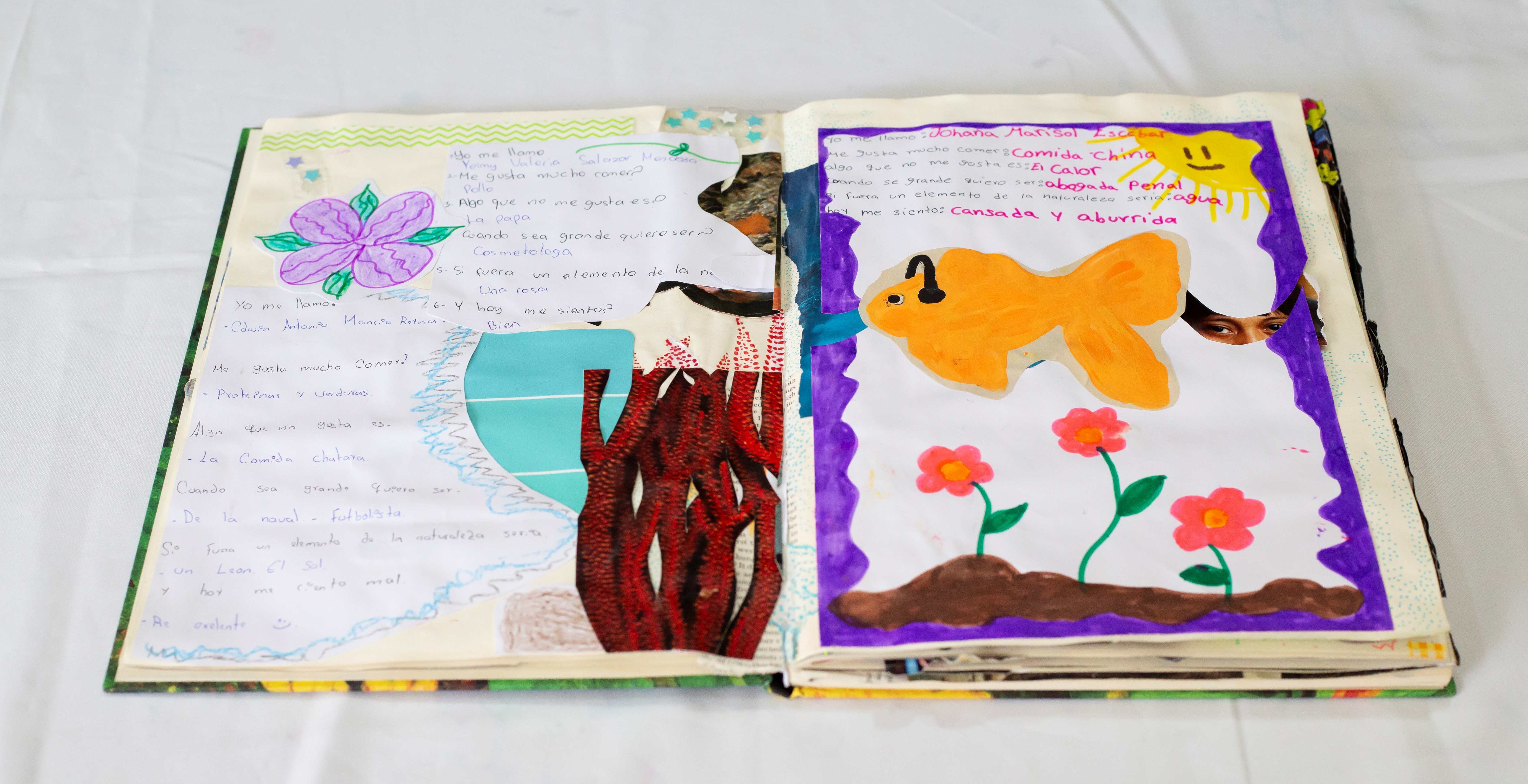 Un libro sonoro y visual creado por estudiantes en una residencia Pólvora del año 2024