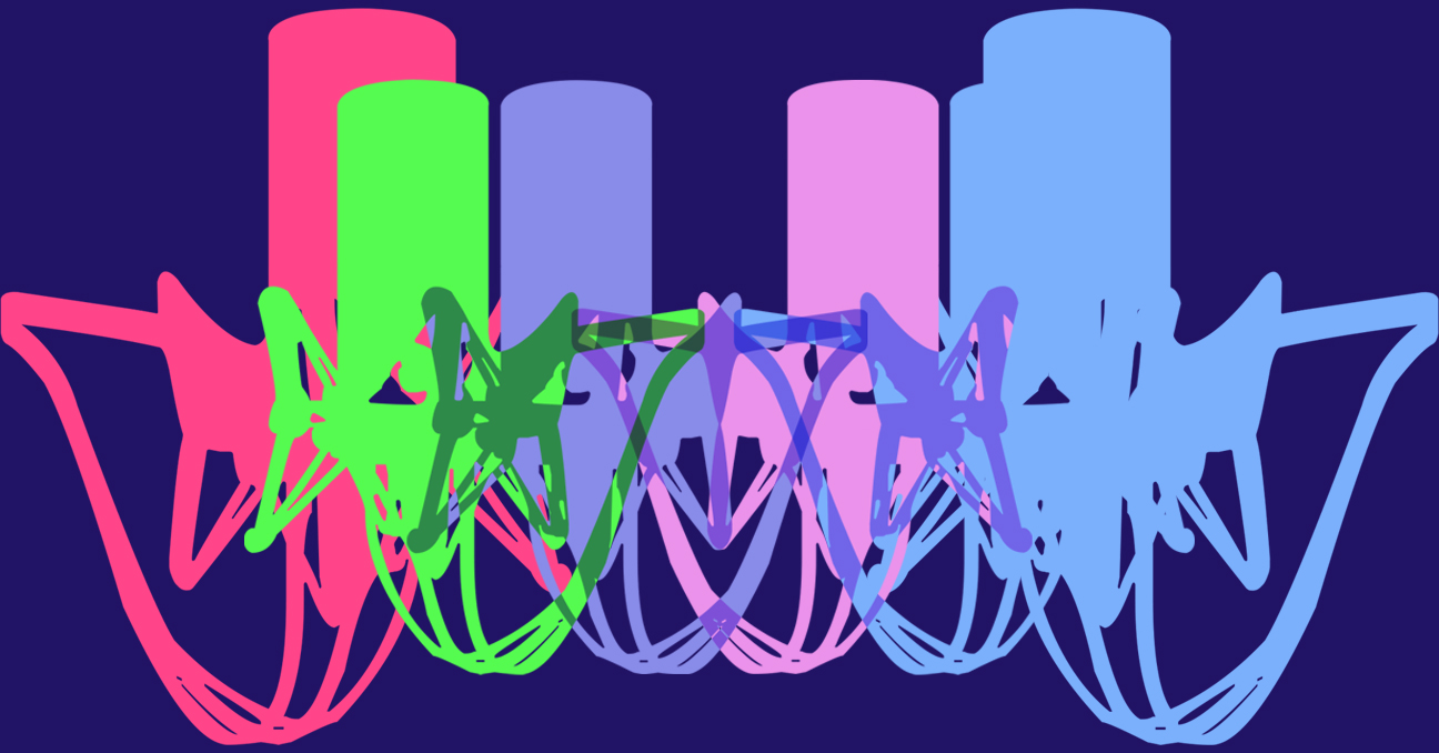 La ilustración incluye varios micrófonos de diferentes colores con sus conectores. 