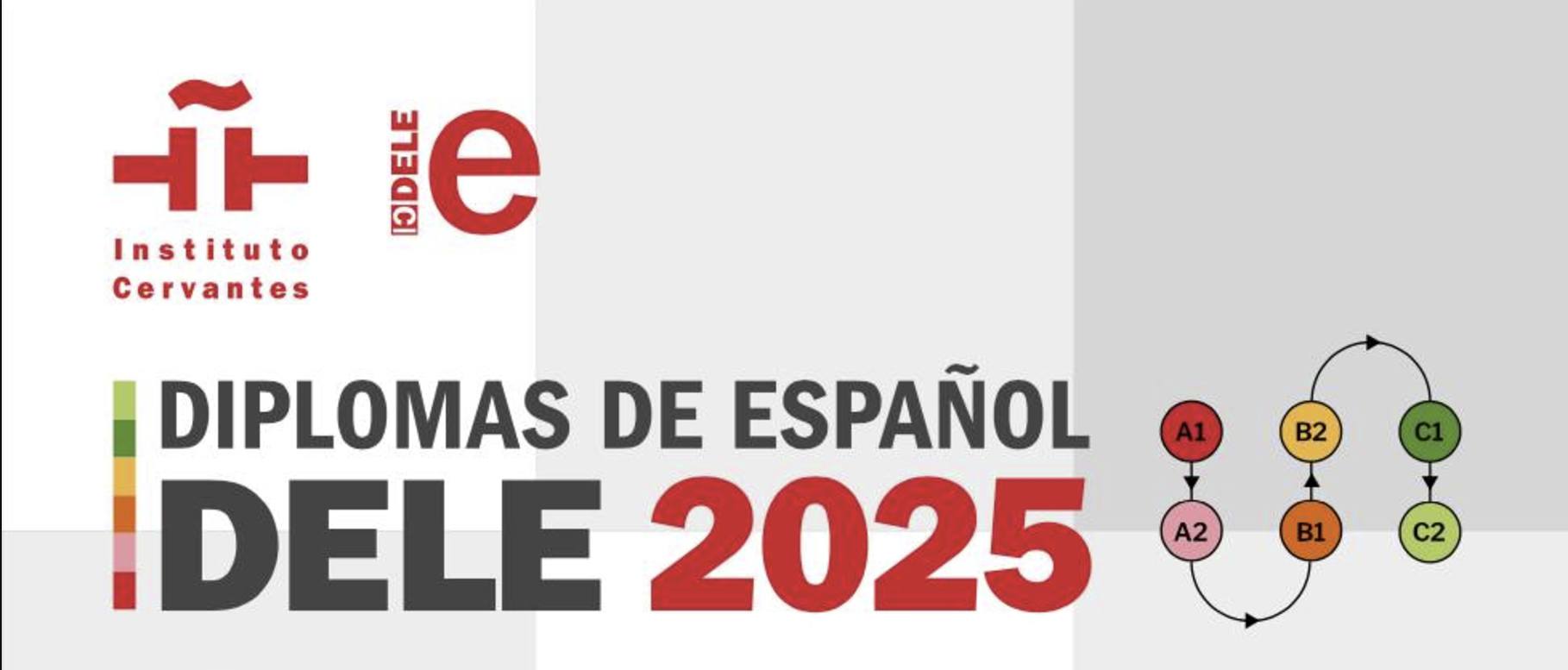 Cartel de exámenes de español