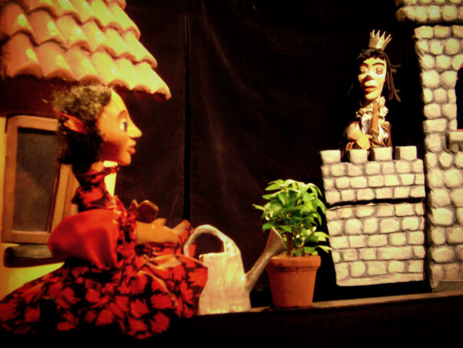 La nia que riega la albahaca Cuentacuentos