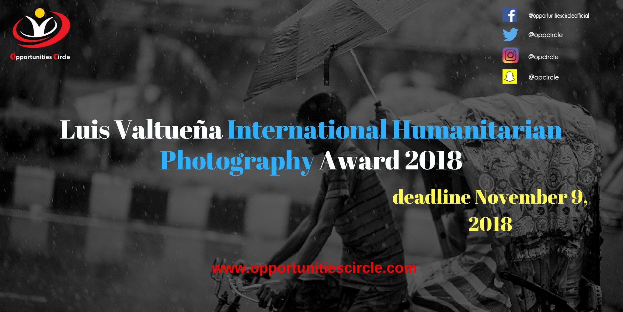 ltimos das para participar en el XXII Premio Internacional de Fotografa Humanitaria Luis Valtuea