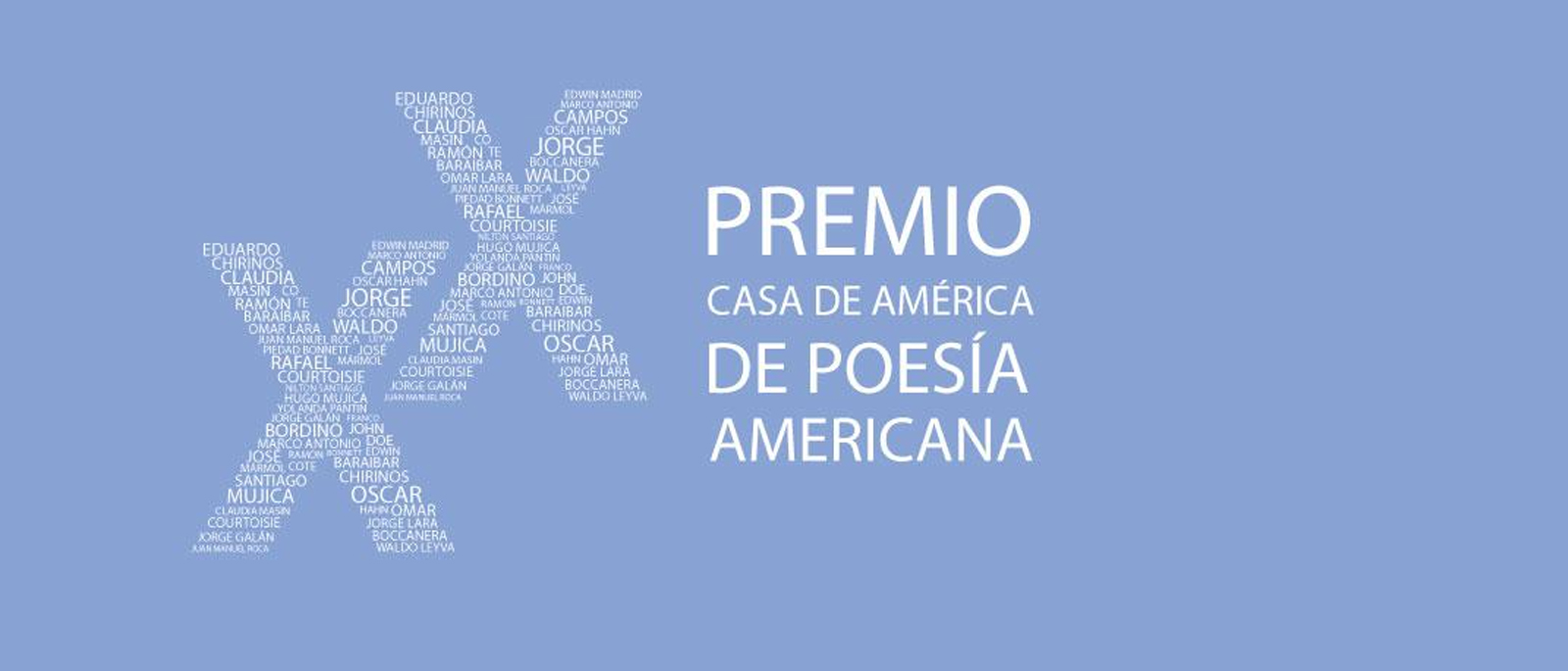 Convocatoria del XX Premio Casa de Amrica de Poesa Americana