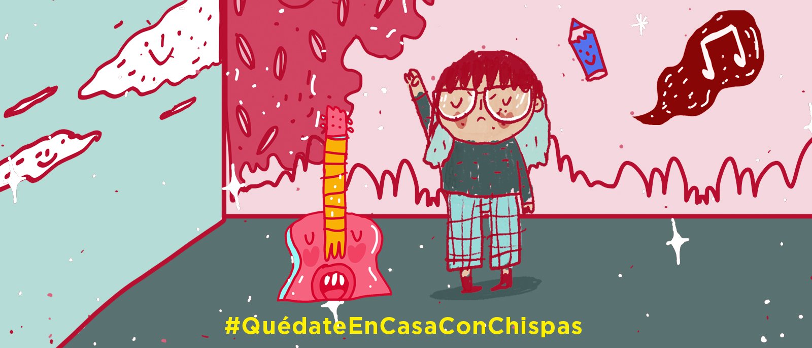 Creando desde casa con Chispas