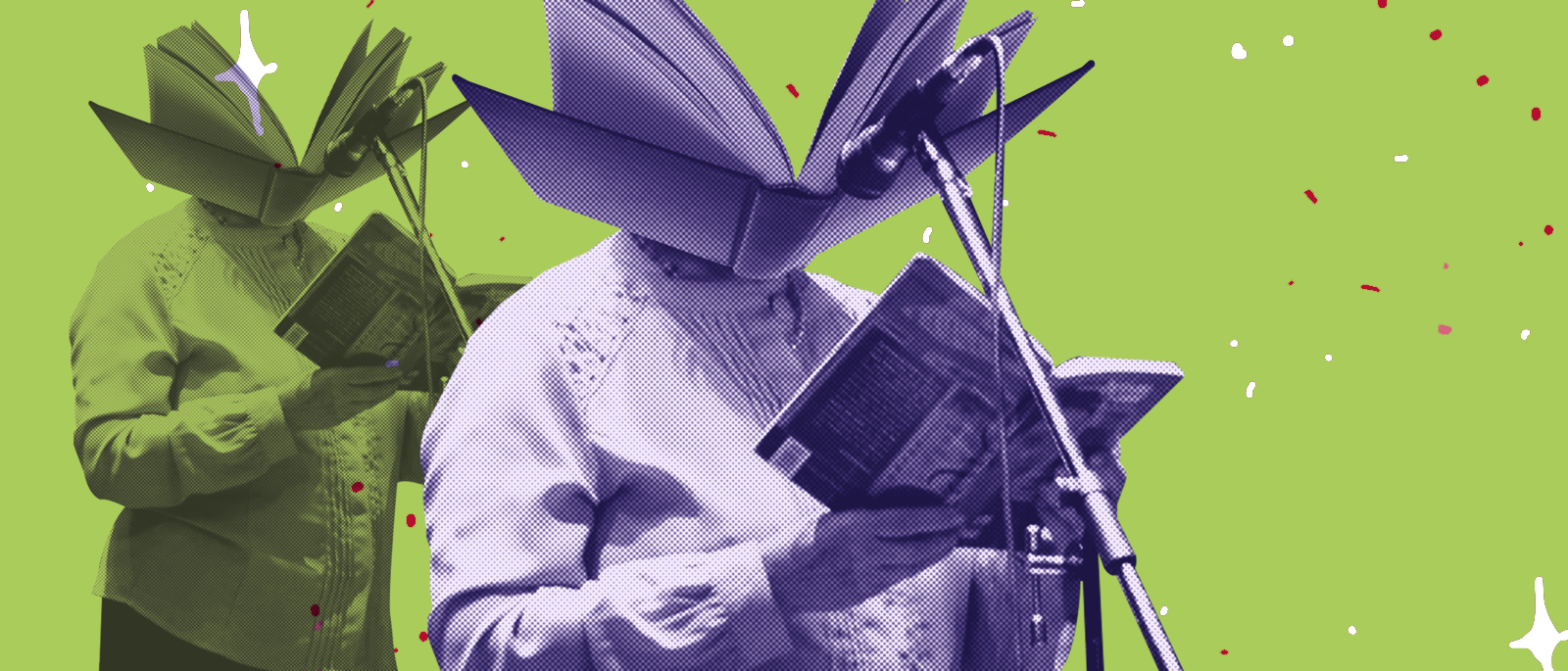 Silvia Matus en Cabeza de libro