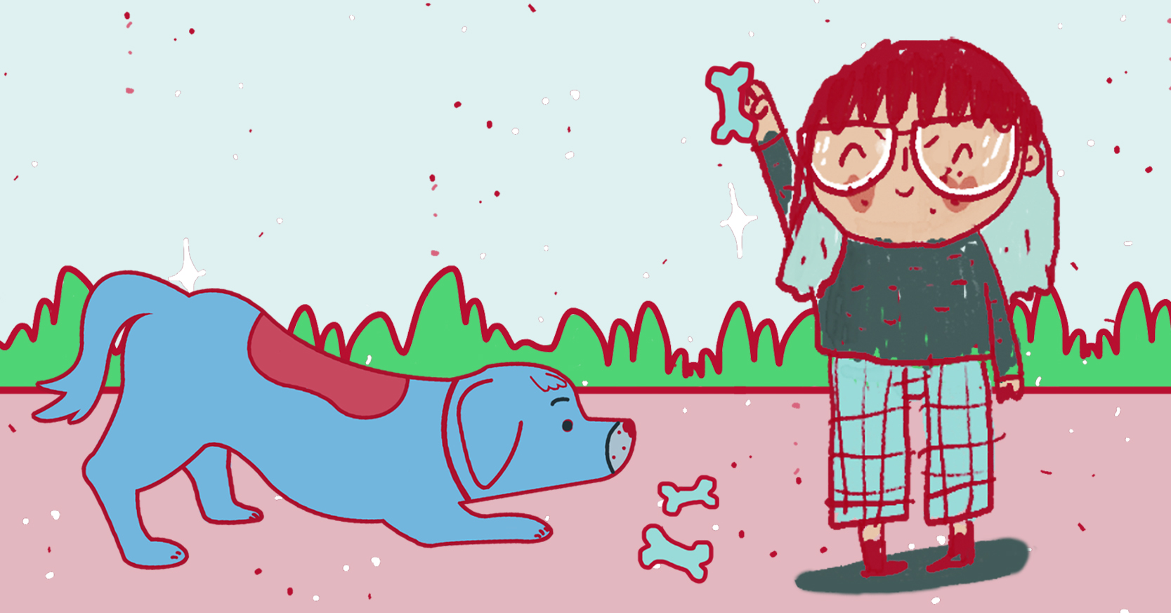 Chispas prepara unas deliciosas galleta para perritos