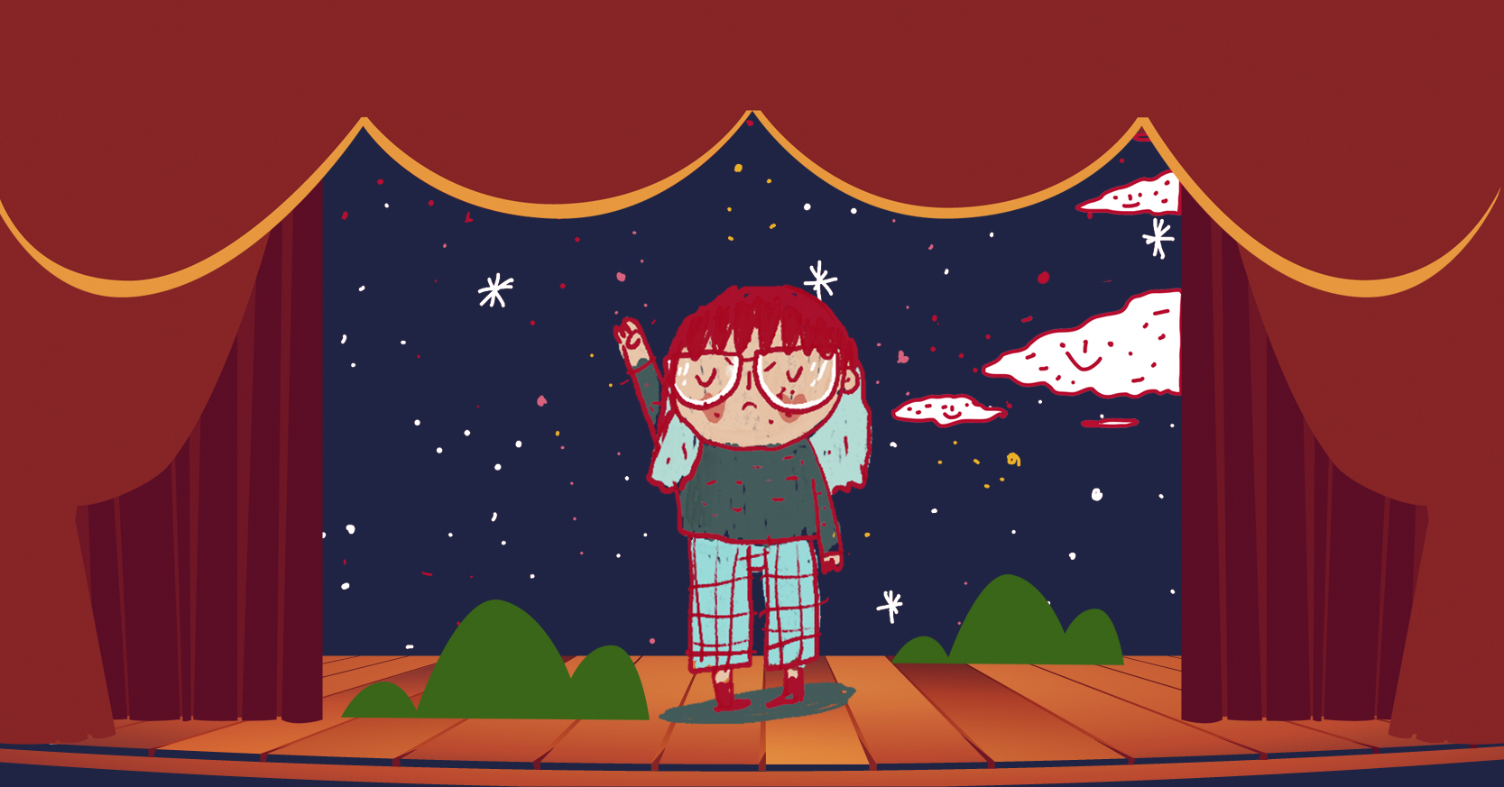 Club de lectura Mi libro me alimenta teatro