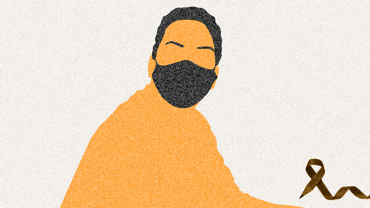 As vive una mujer que protesta contra una maquila en pandemia