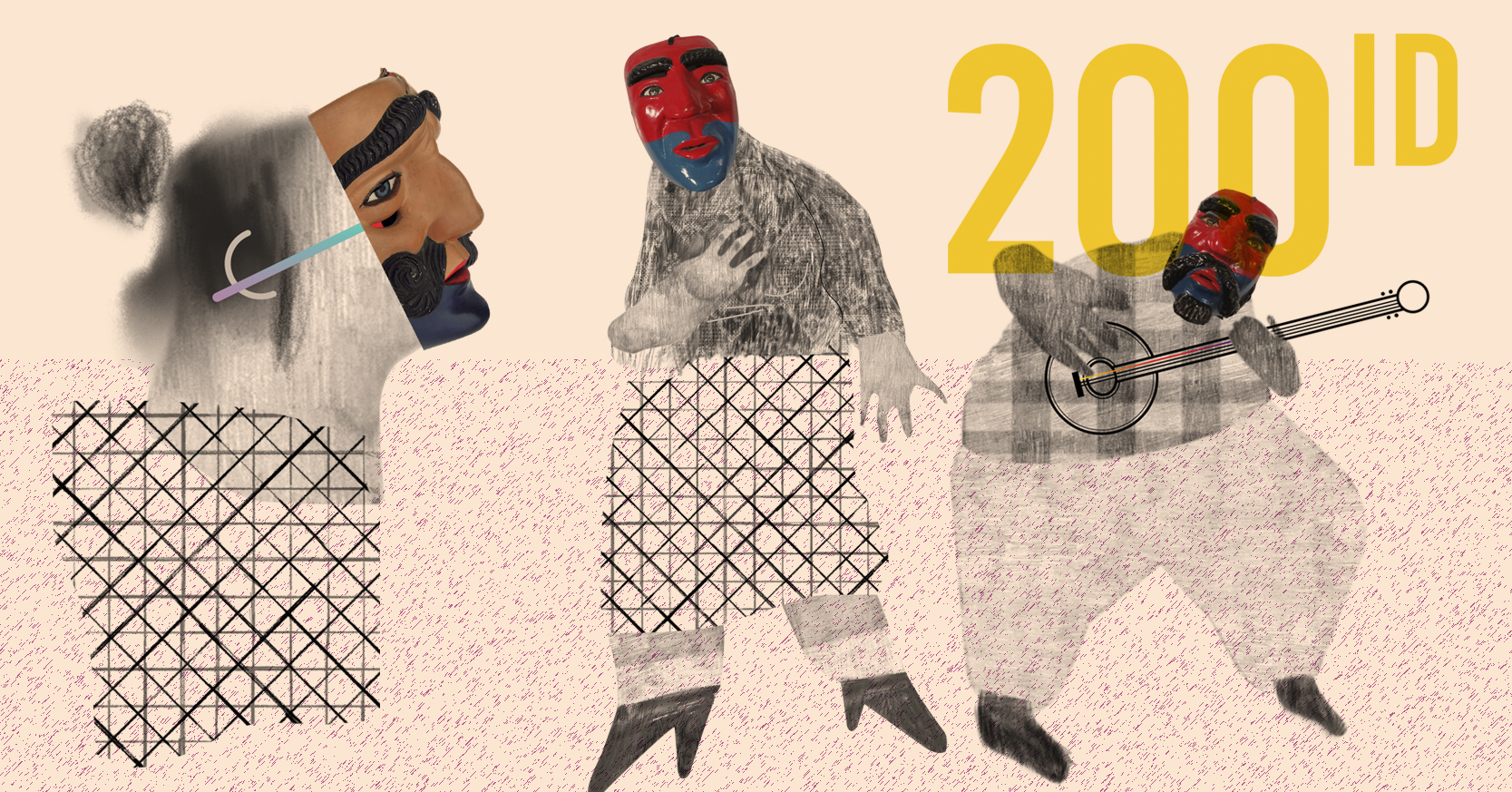 Representacin de la danza de Moros y Cristianos a cargo de los Historiantes de San Antonio Abad