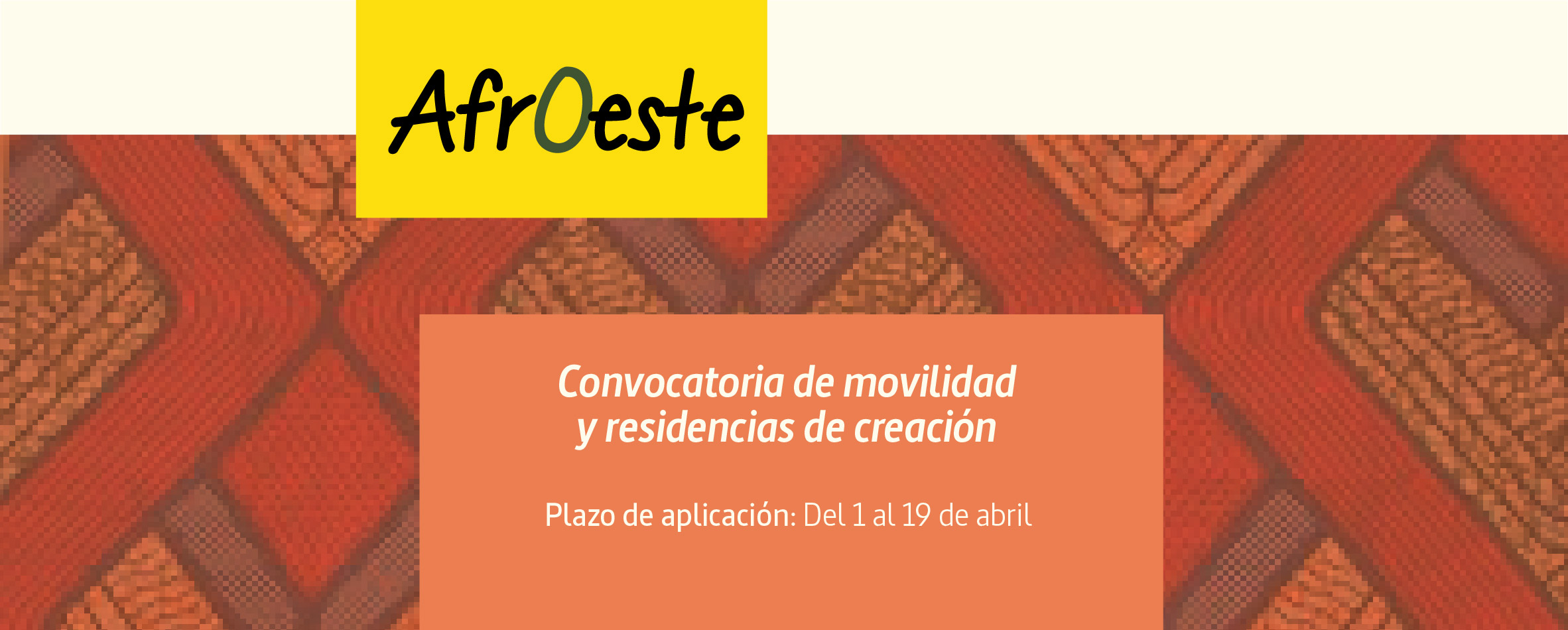 Convocatoria de movilidad AfrOeste
