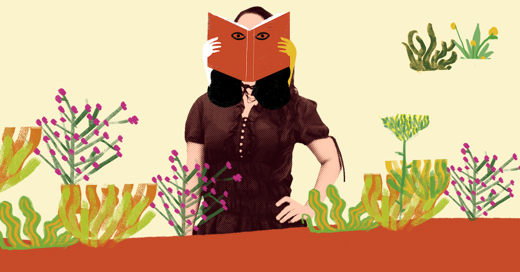 Cabeza de libro con Ana Mara Rivas