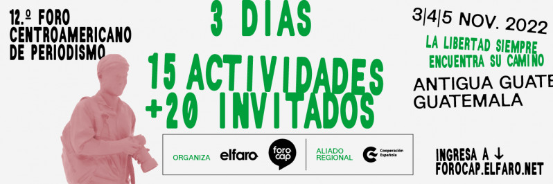 12 Foro Centroamericano de Periodismo ForoCAP