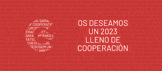Felices fiestas y un 2023 lleno de cooperacin solidaridad y cultura