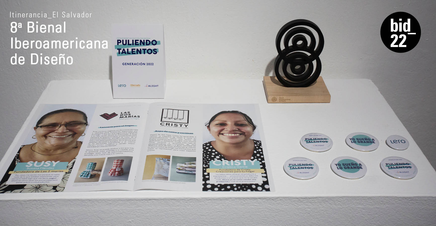 Cartel promocional 8ª Bienal Iberoamericana de Diseño