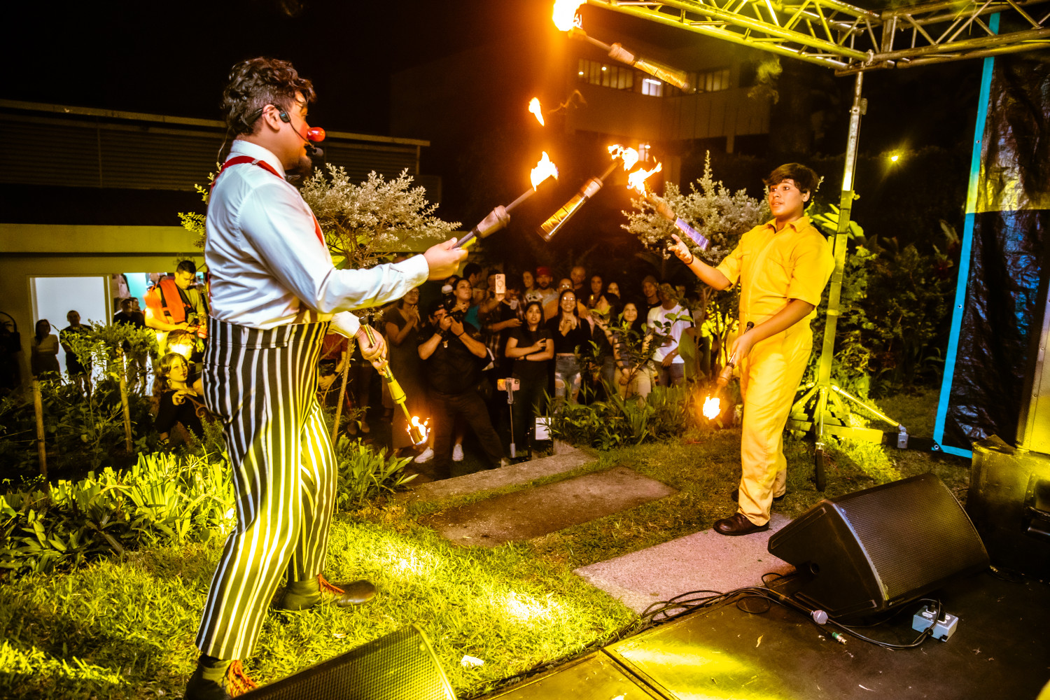 Malabarista con fuego